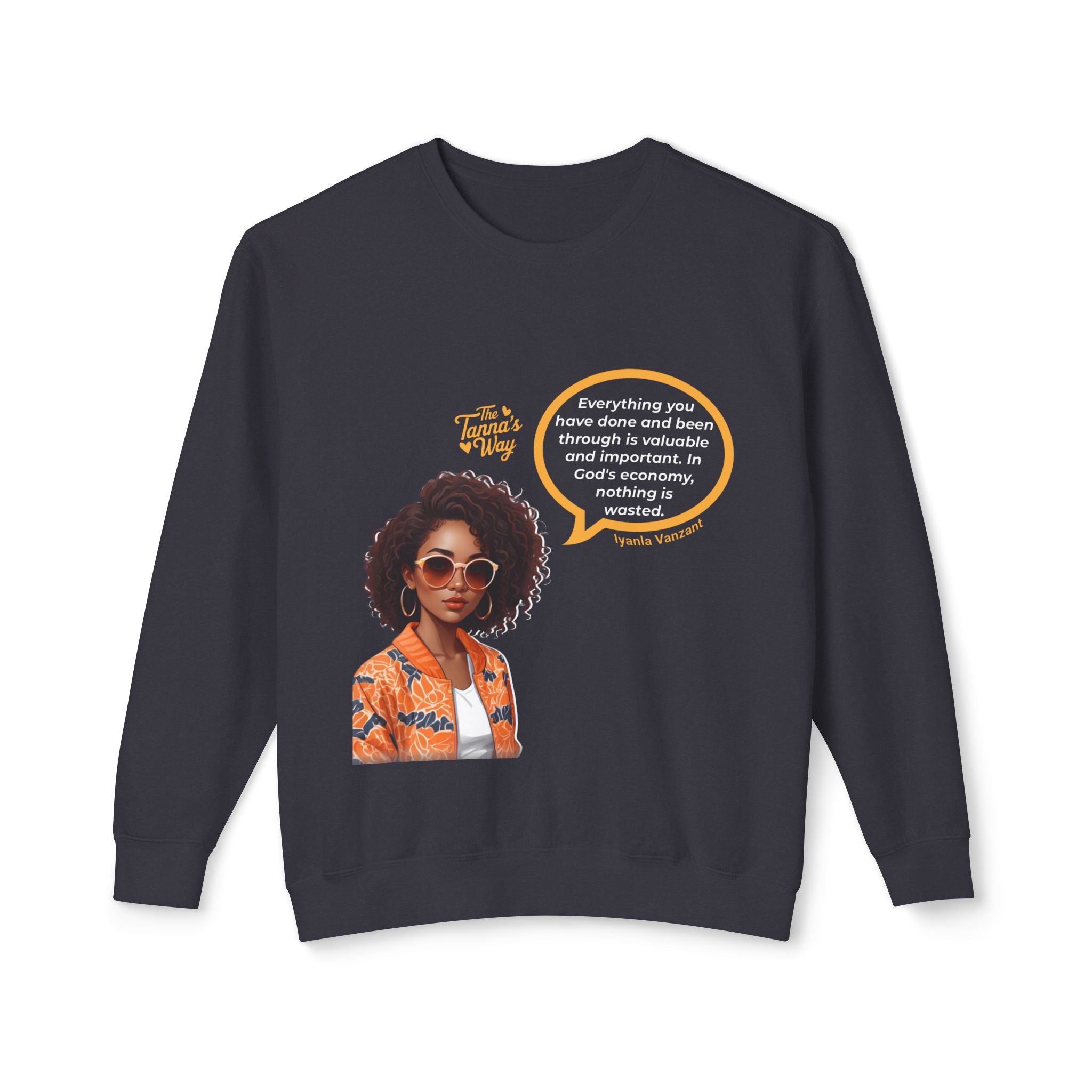 Lyanla Vanzant | Unisex Lightweight Crewneck Sweatshirt